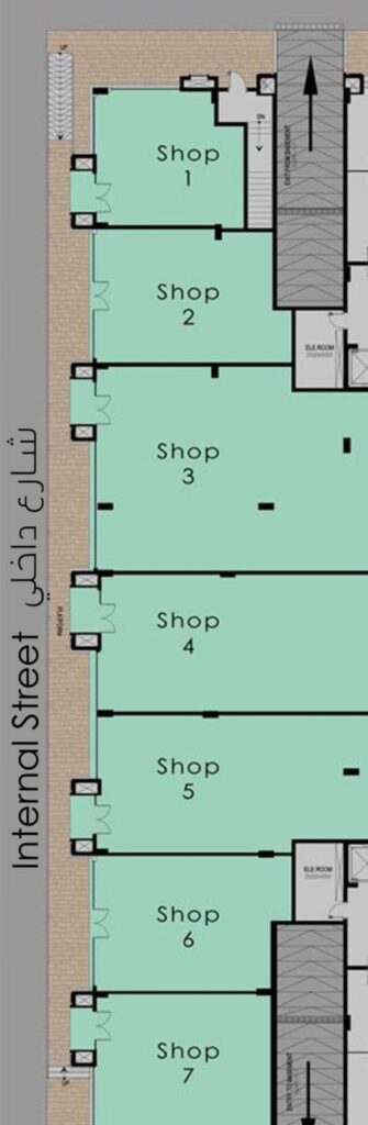 Shops for Rent and Sale in Al Mawaleh at Mazaya Project
